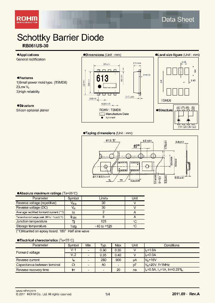 RB061US-30_4191670.PDF Datasheet