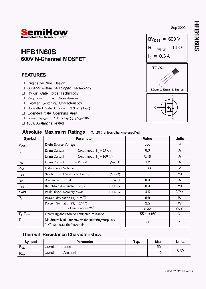 HFB1N60S_4202432.PDF Datasheet