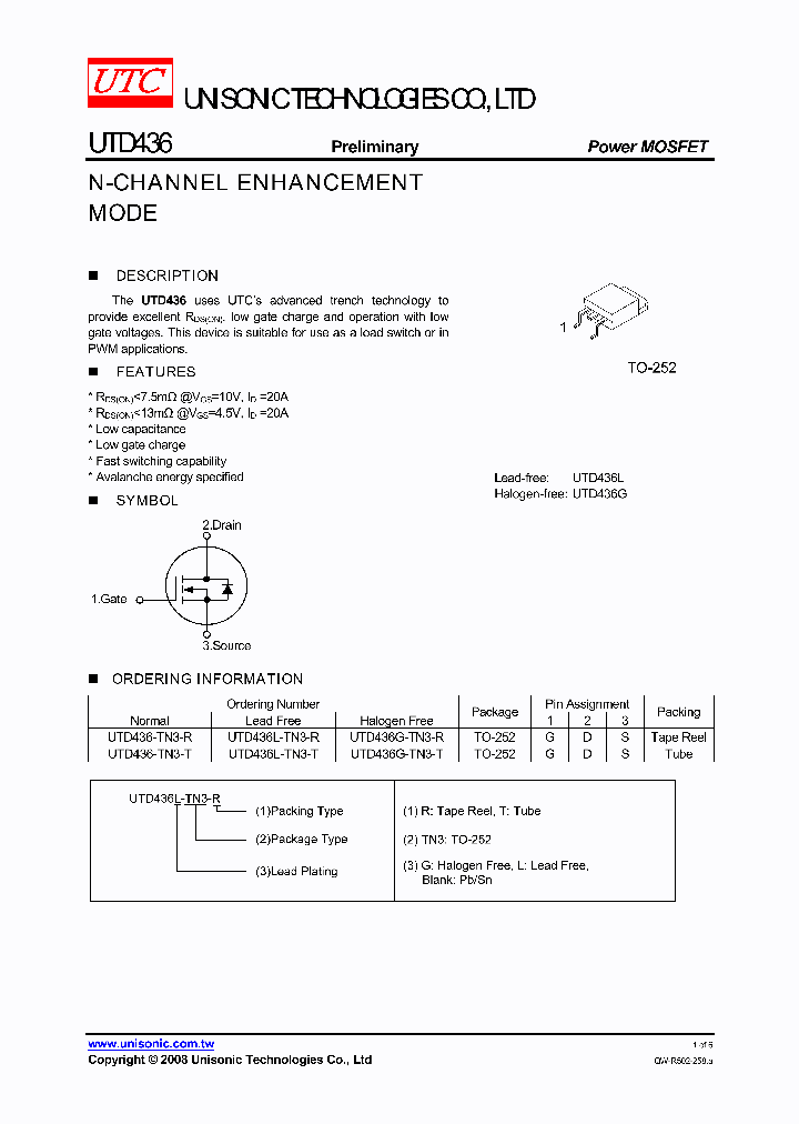 UTD436L-TN3-R_4225688.PDF Datasheet