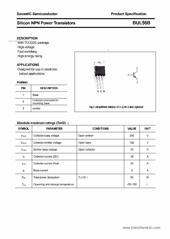 BUL56B_4465012.PDF Datasheet