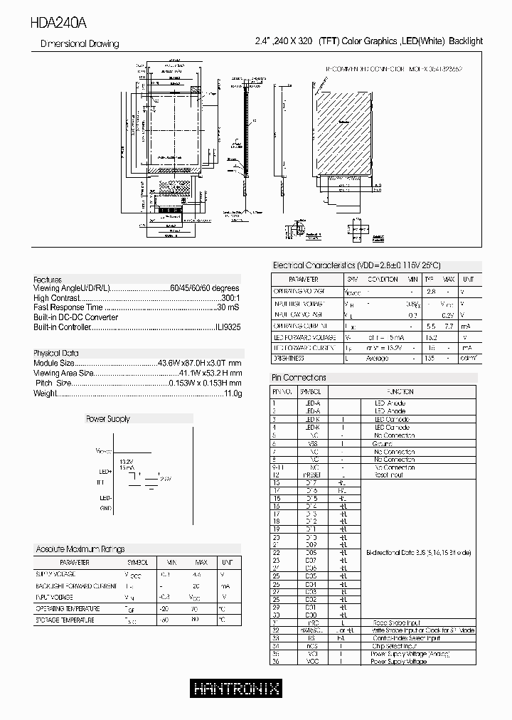 HDA240A_4476527.PDF Datasheet