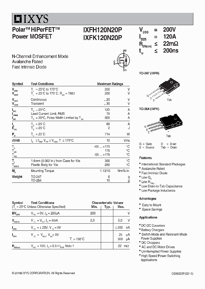 IXFK120N20P_4489073.PDF Datasheet