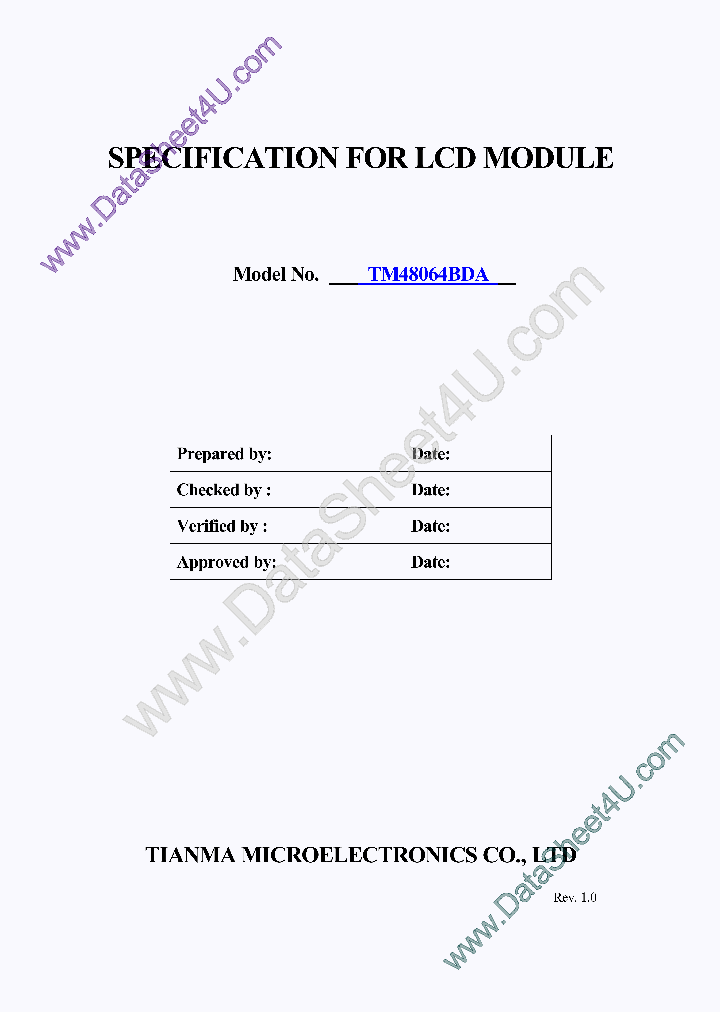 TM48064BDA_4540050.PDF Datasheet
