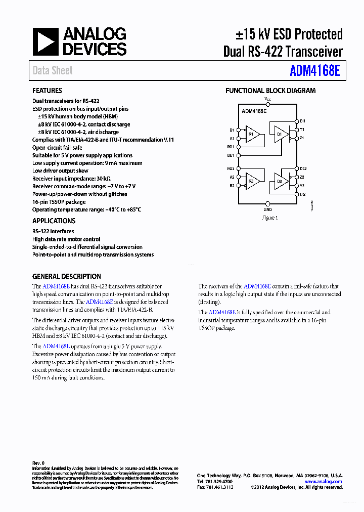 ADM4168E_4562720.PDF Datasheet