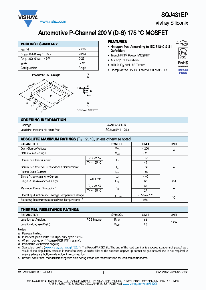 SQJ431EP_4570404.PDF Datasheet