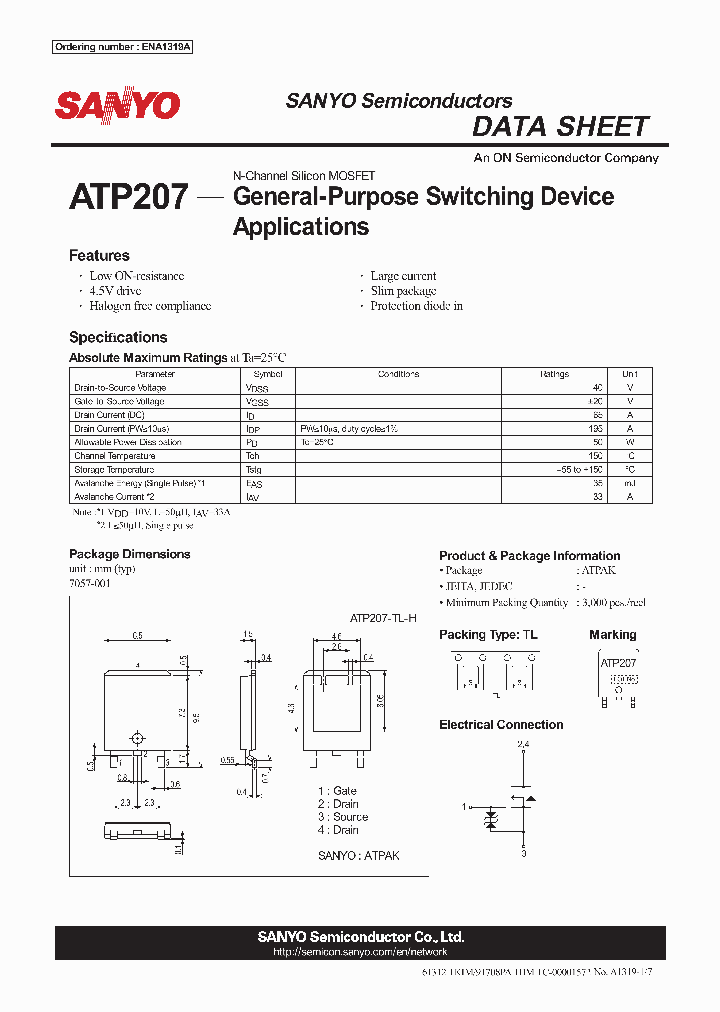 ATP207-TL-H_4583310.PDF Datasheet
