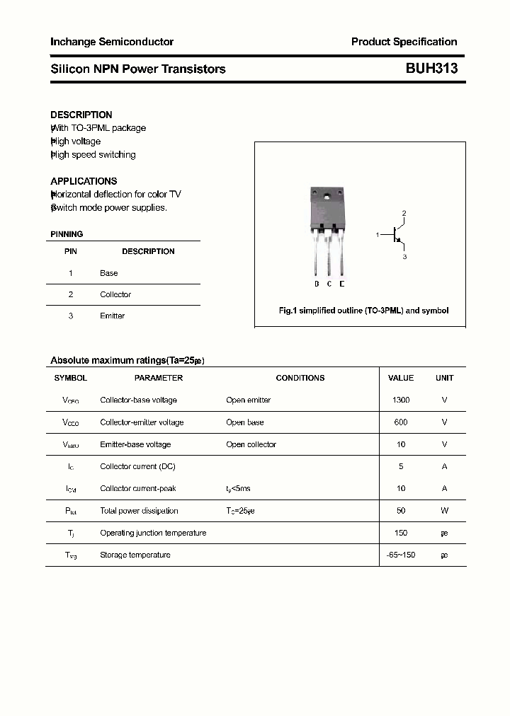 BUH313_4639108.PDF Datasheet