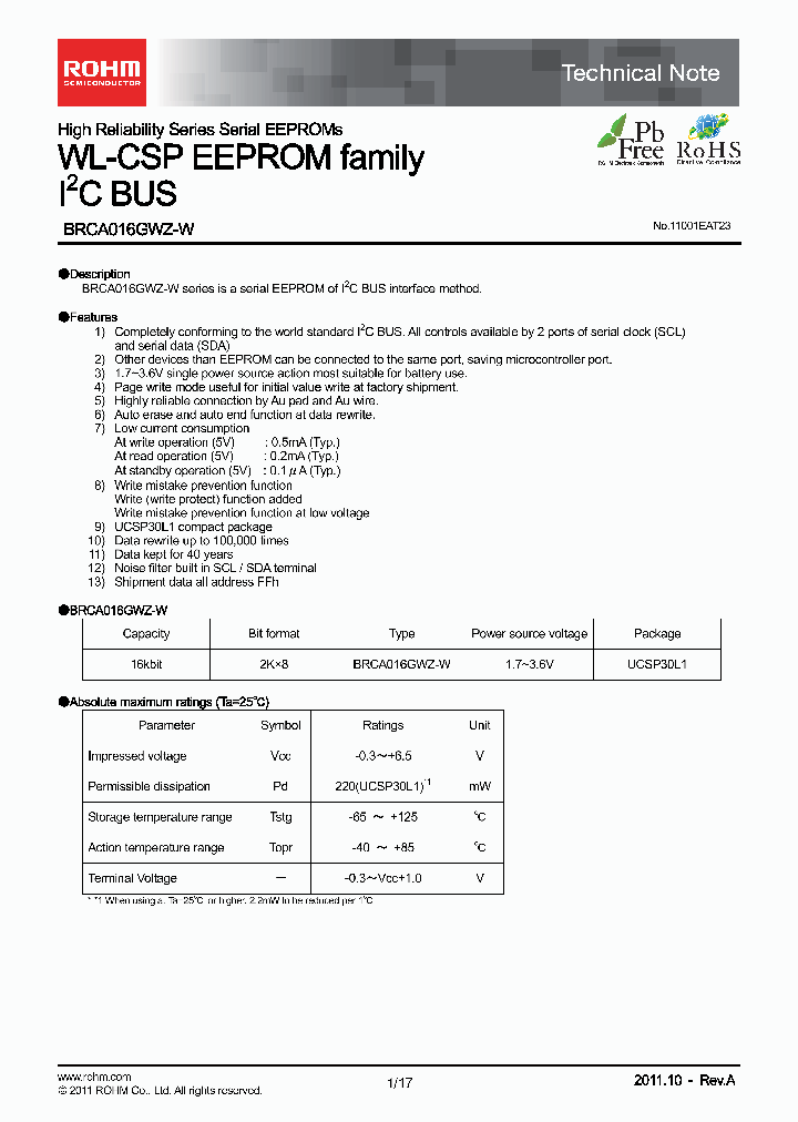 BRCA016GWZ-W_4723883.PDF Datasheet