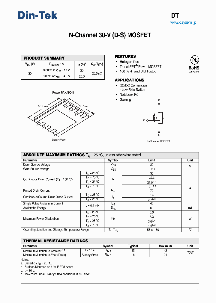 DTP9530_4968445.PDF Datasheet