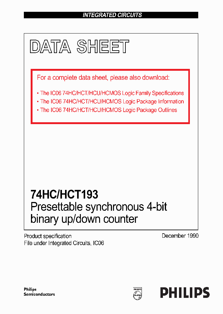 74HC193PW_5024990.PDF Datasheet