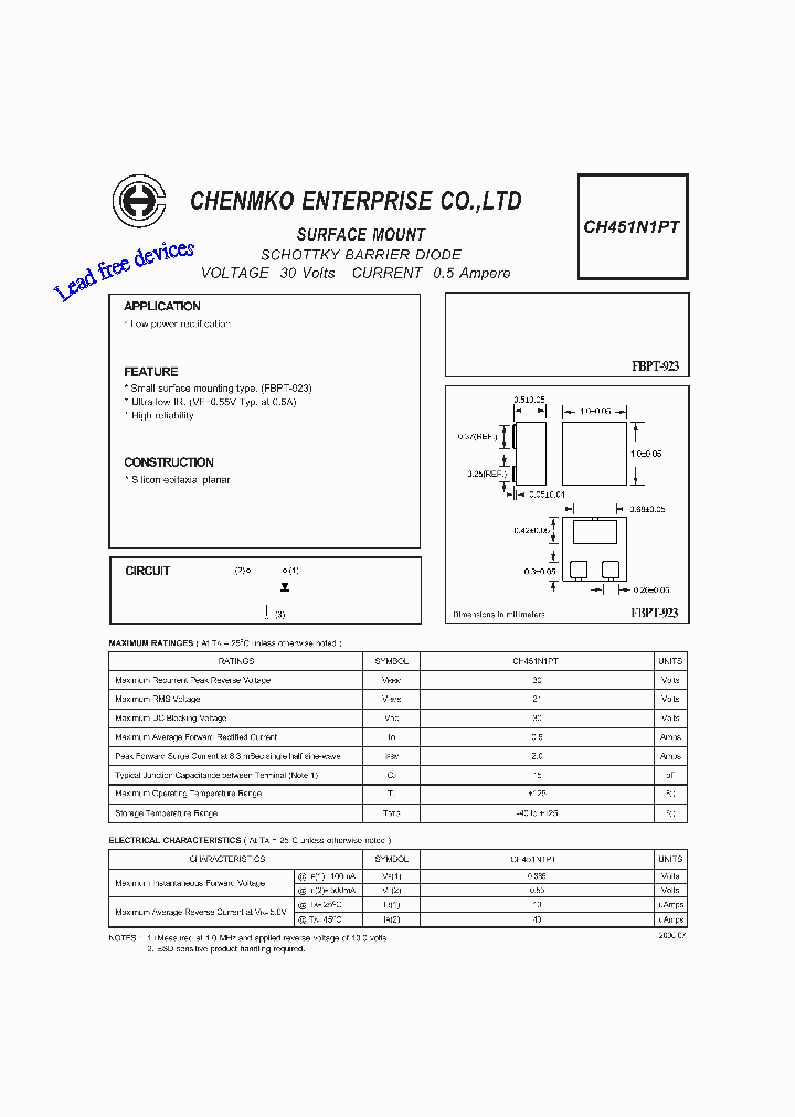 CH451N1PT_5023856.PDF Datasheet