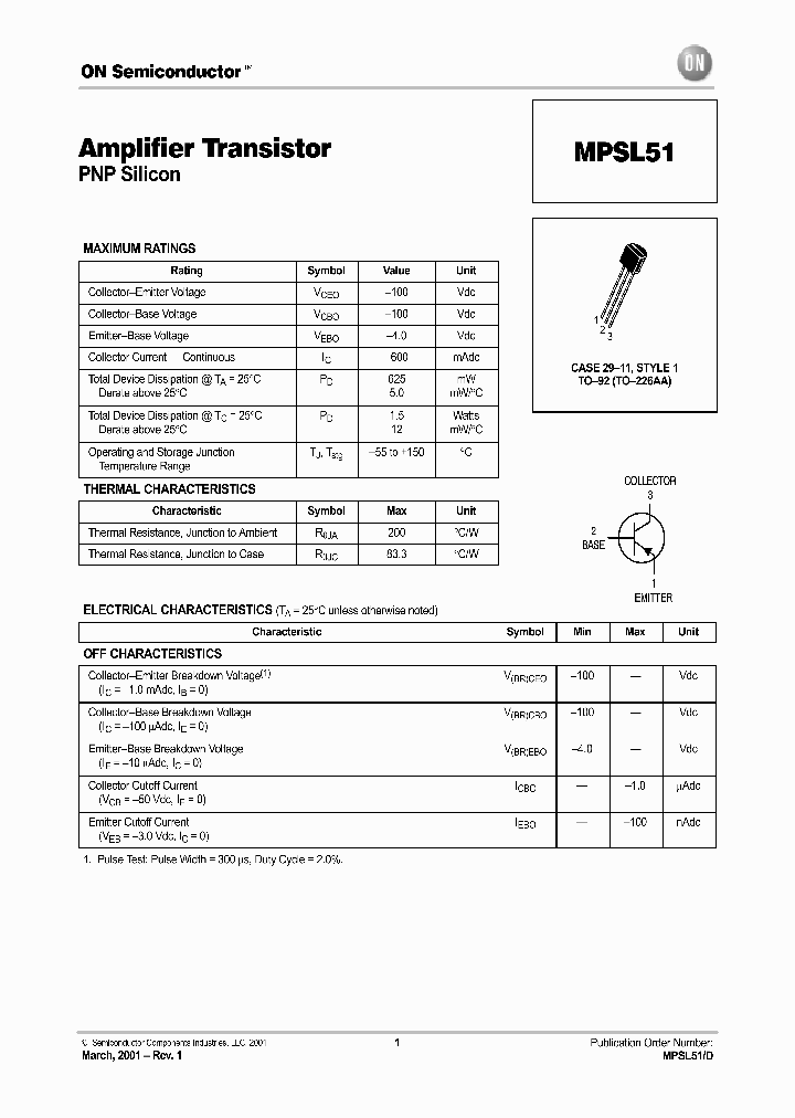 MPSL51-D_5123815.PDF Datasheet