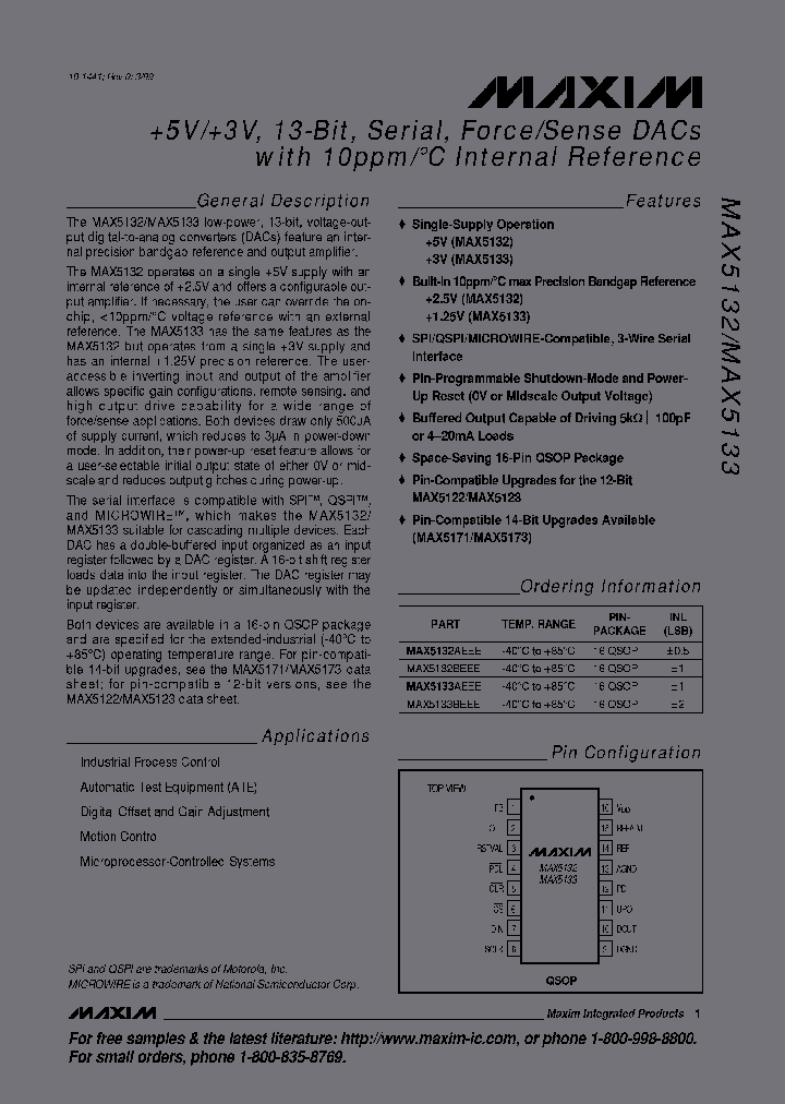 MAX5133BEEET_5328541.PDF Datasheet