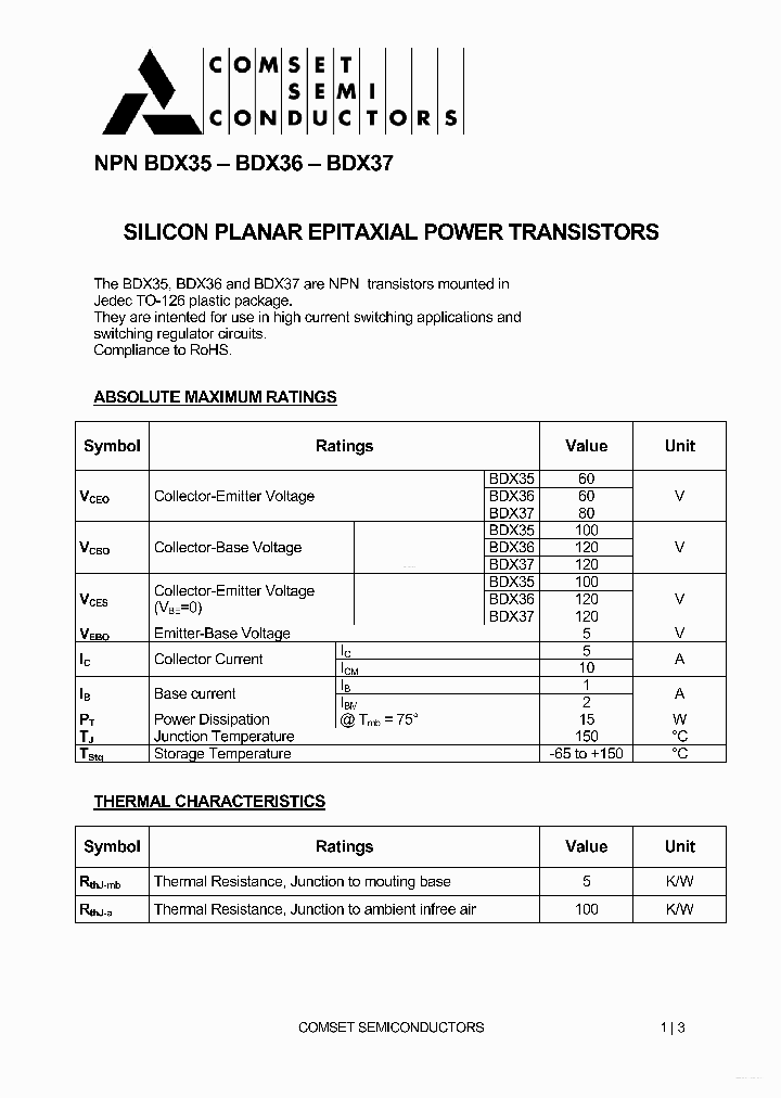 BDX35_5366455.PDF Datasheet