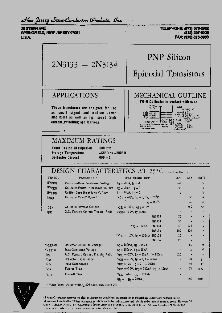 2N3133_5375296.PDF Datasheet