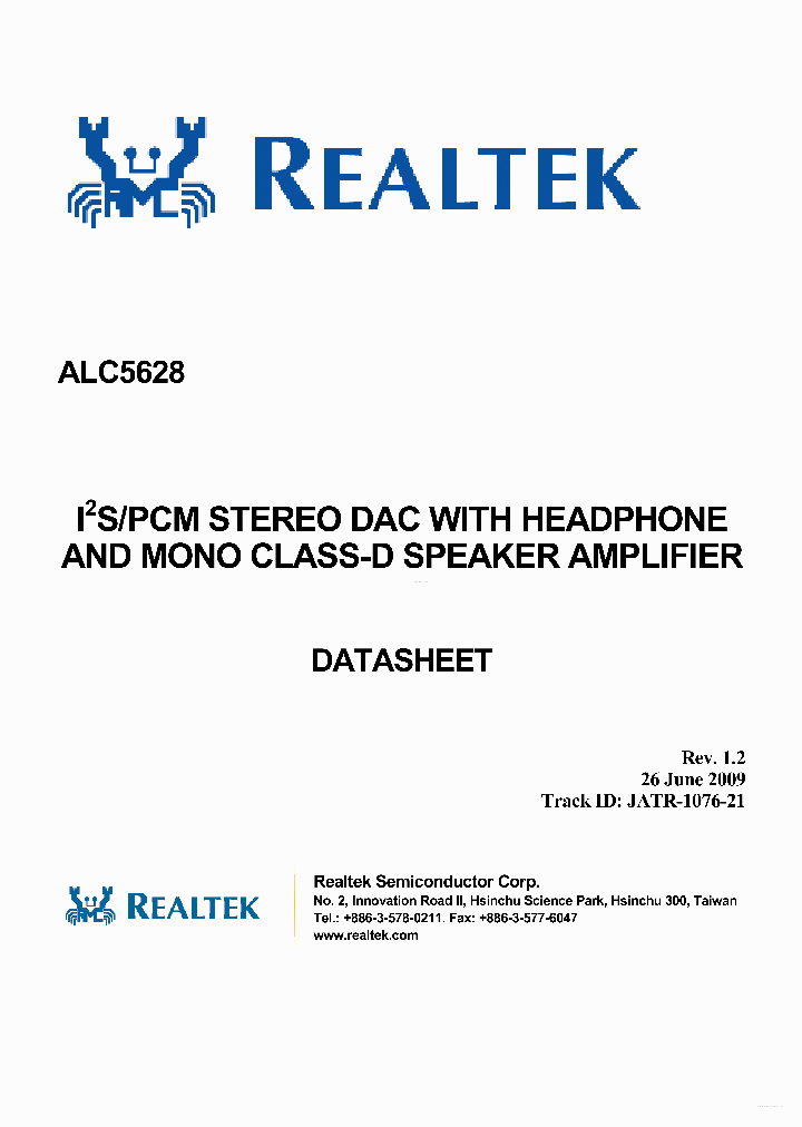ALC5628_5381226.PDF Datasheet