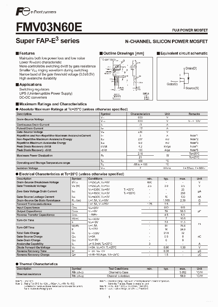 FMV03N60E_5415392.PDF Datasheet