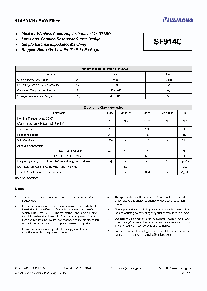 SF914C_5424669.PDF Datasheet