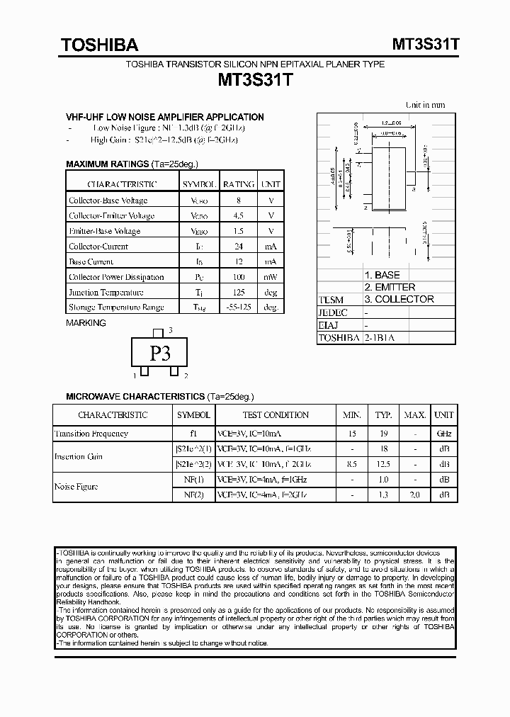 MT3S31T_5503273.PDF Datasheet