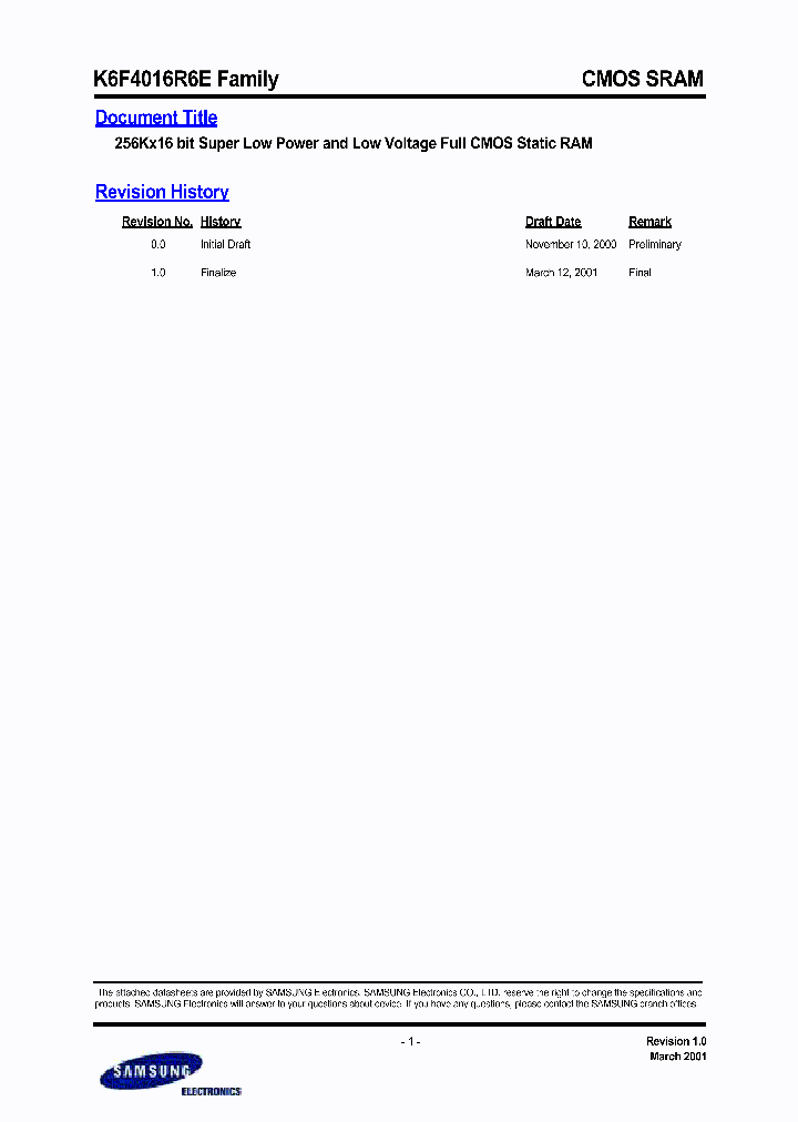 K6F4016R6EFAMILY_5577489.PDF Datasheet