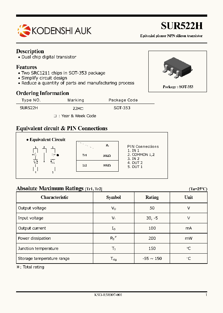 SUR522H_5590326.PDF Datasheet