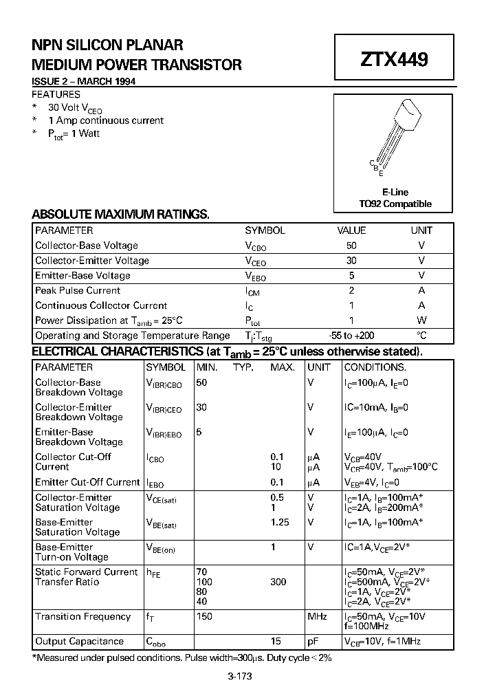 ZTX449_5594867.PDF Datasheet