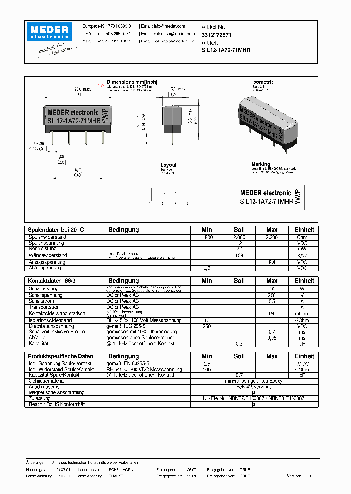 SIL12-1A72-71MHRDE_5596889.PDF Datasheet