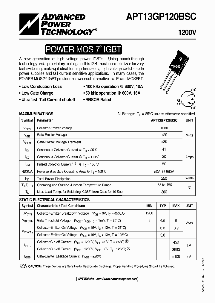 APT13GP120BSC_5775388.PDF Datasheet