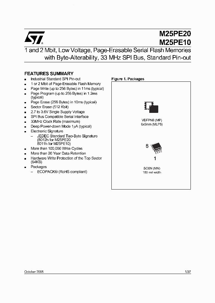 M25PE10_5814591.PDF Datasheet