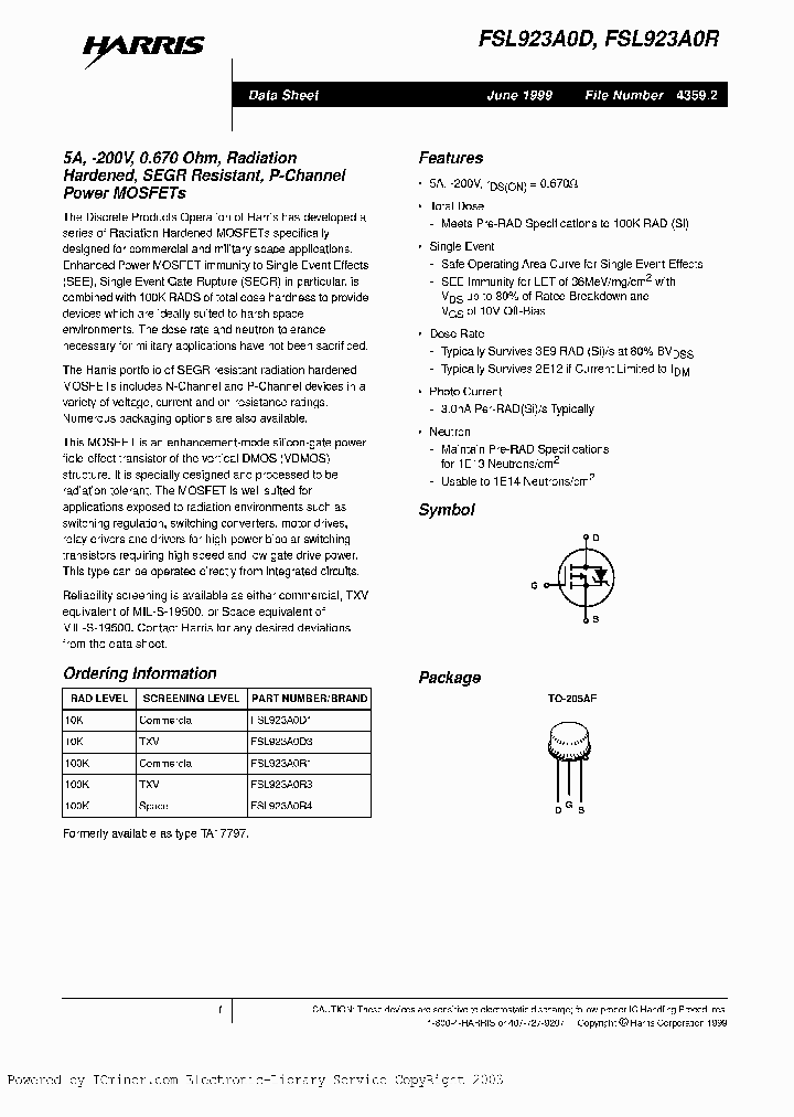 FSL923AOD1_5991334.PDF Datasheet