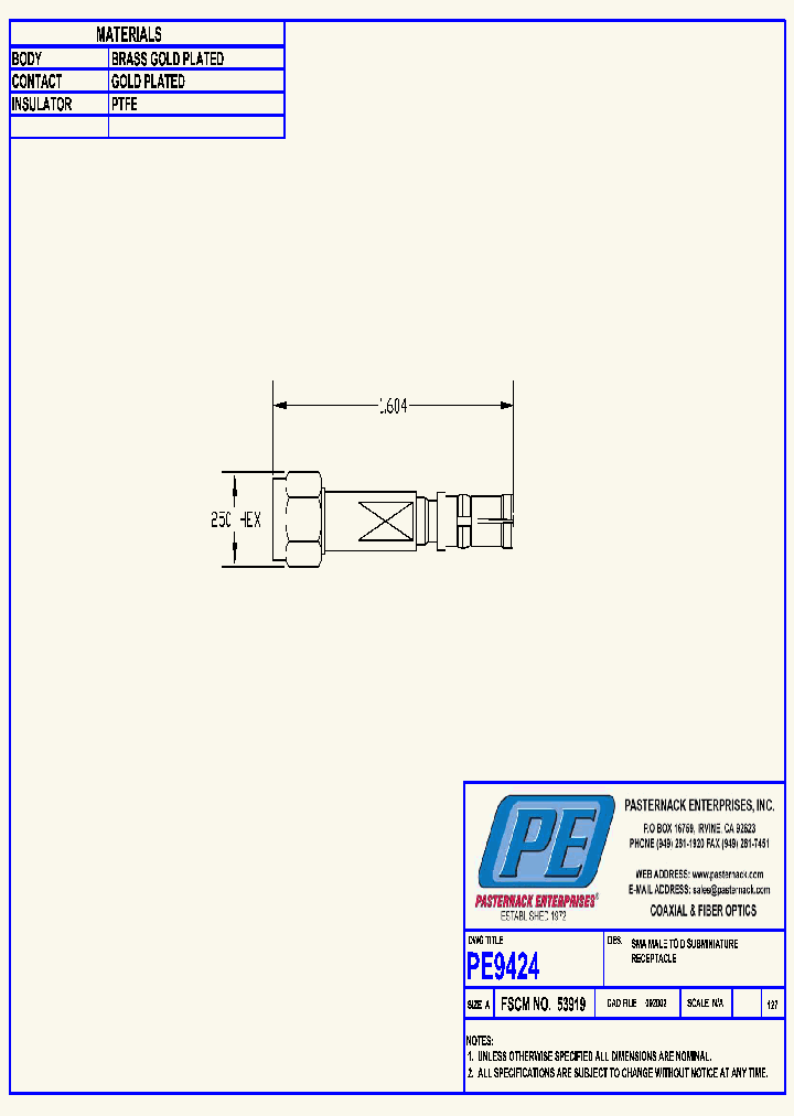 PE9424_6011210.PDF Datasheet