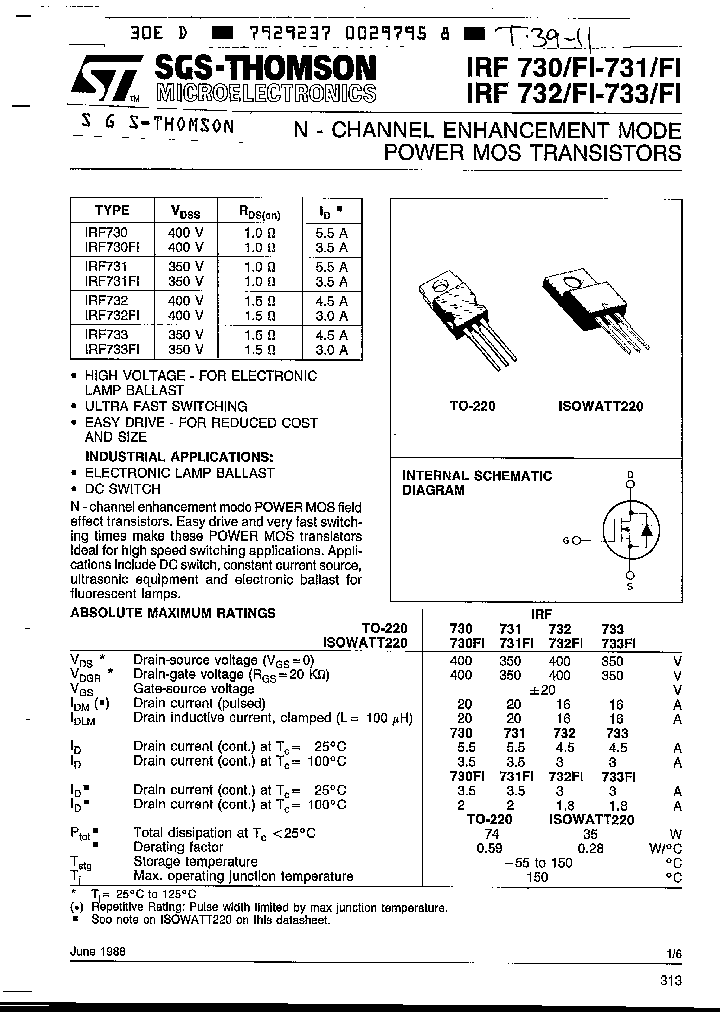 IRF732FI_6023622.PDF Datasheet