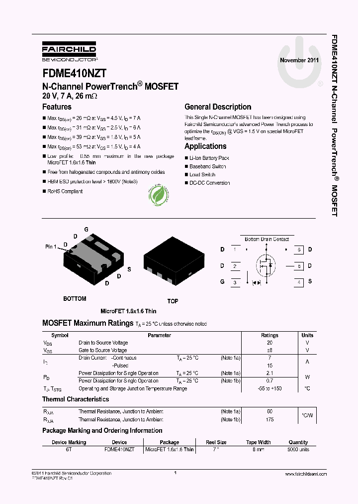 FDME410NZT_6046687.PDF Datasheet