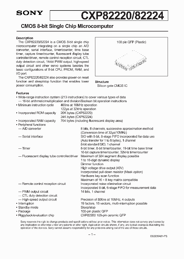 CXP82220_6126276.PDF Datasheet