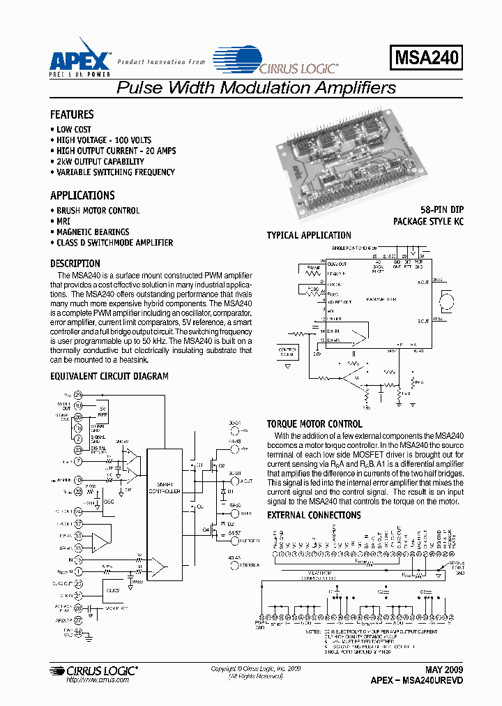 MSA240_6132031.PDF Datasheet