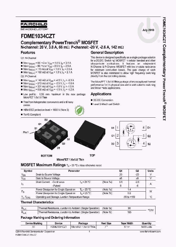 FDME1034CZT_6251999.PDF Datasheet