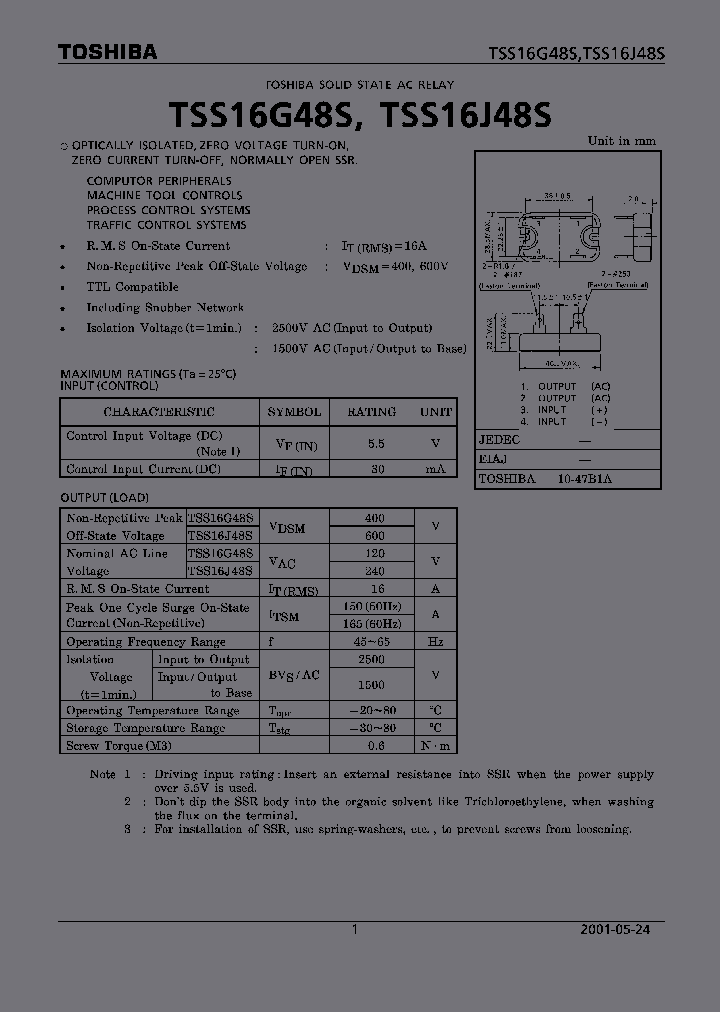 TSS16G48S_6264880.PDF Datasheet