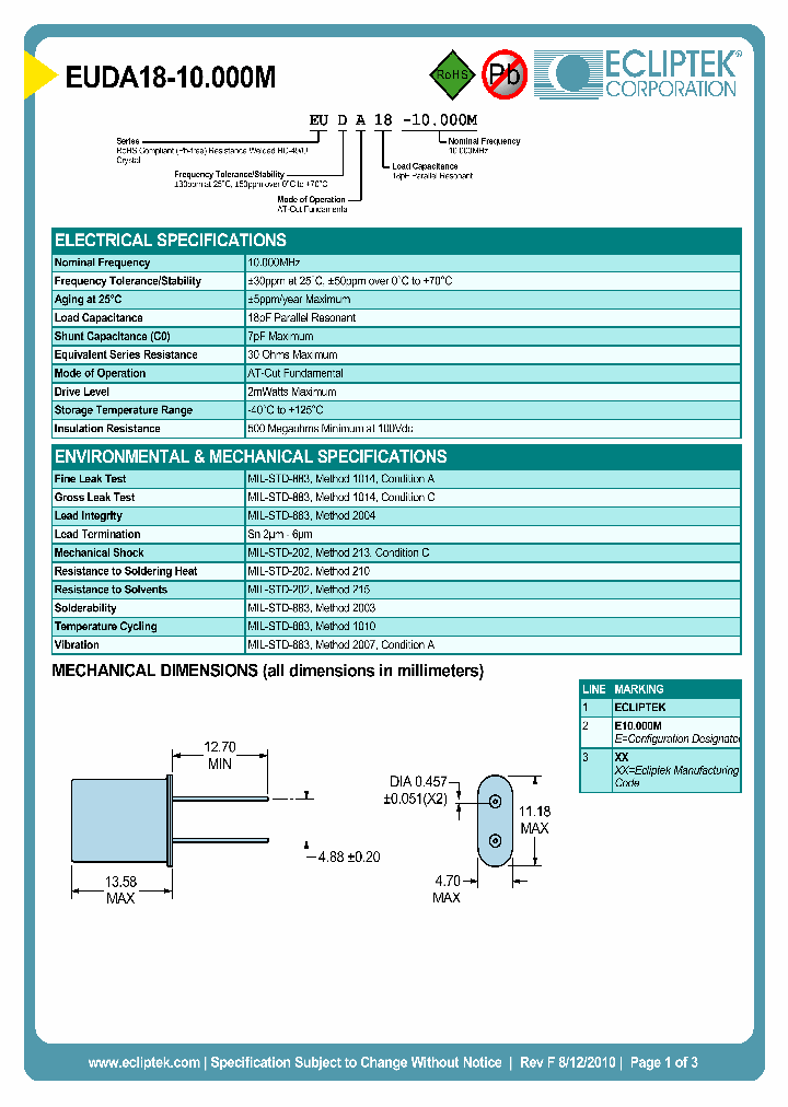 EUDA18-10000M_6506126.PDF Datasheet