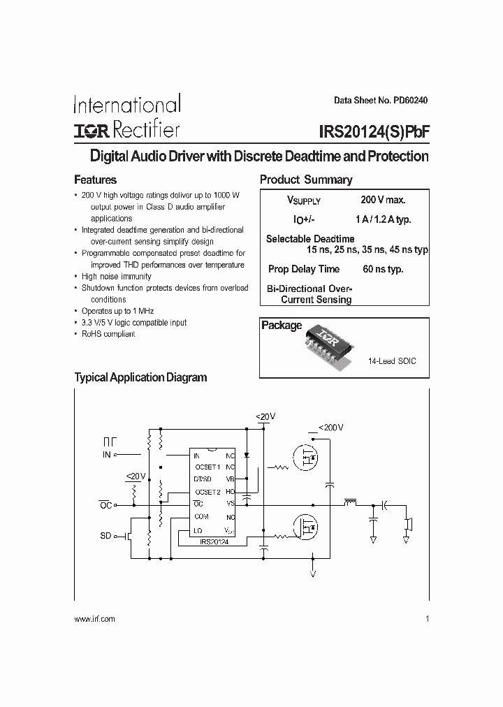 IRS20124STRPBF_6606037.PDF Datasheet