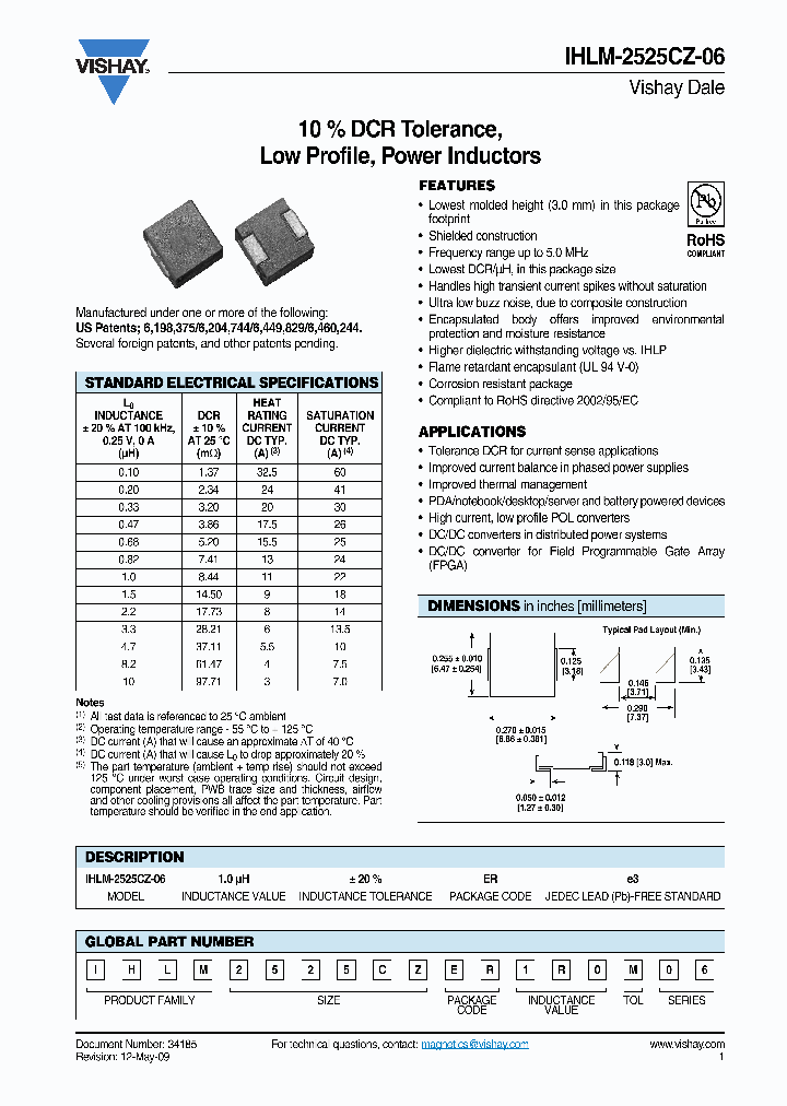 IHLM2525CZERR10M06_6608126.PDF Datasheet