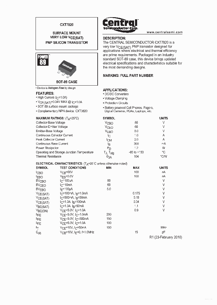 CXT7820_6840538.PDF Datasheet