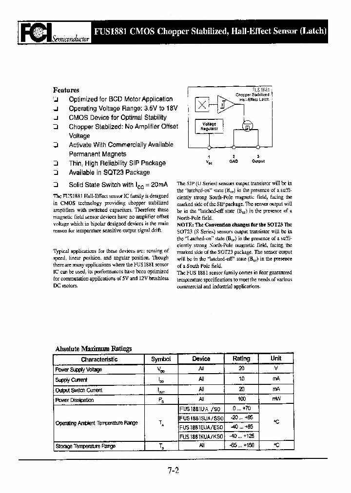 FUS1881_6919011.PDF Datasheet