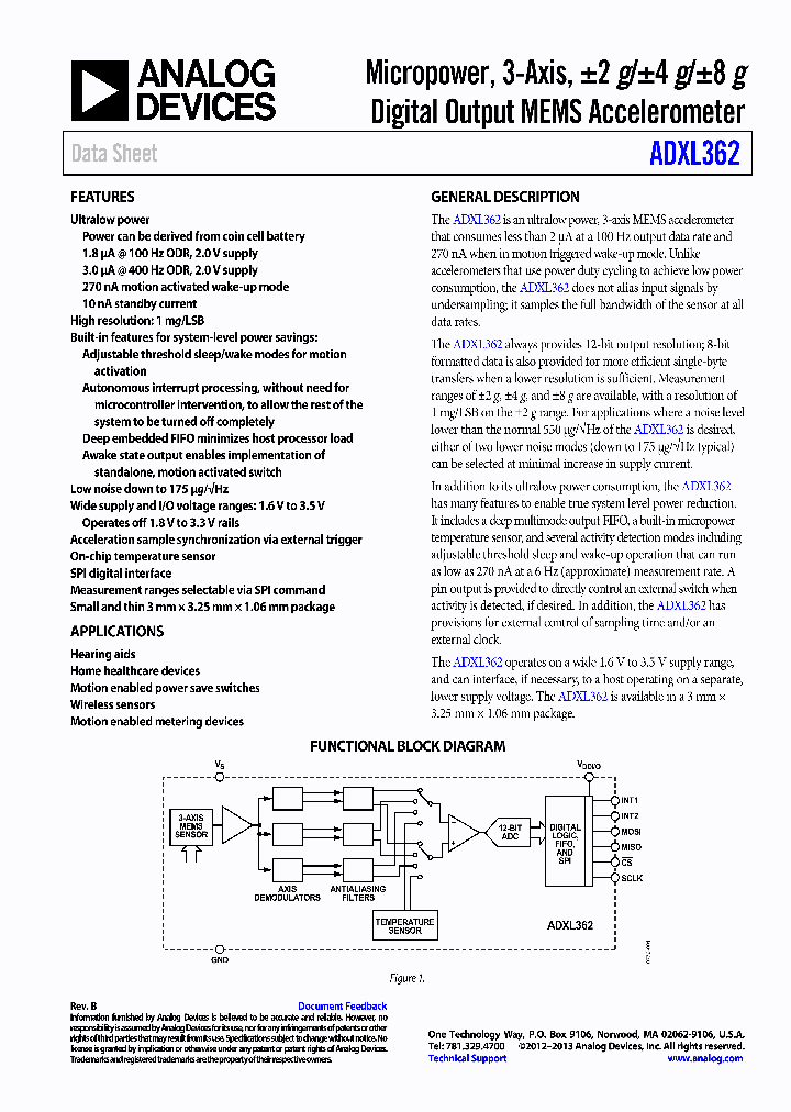 ADXL362BCCZ-R2_6932341.PDF Datasheet