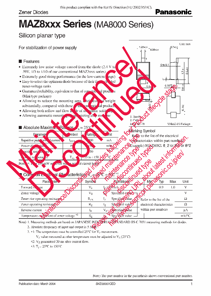 MAZ8033_6935091.PDF Datasheet