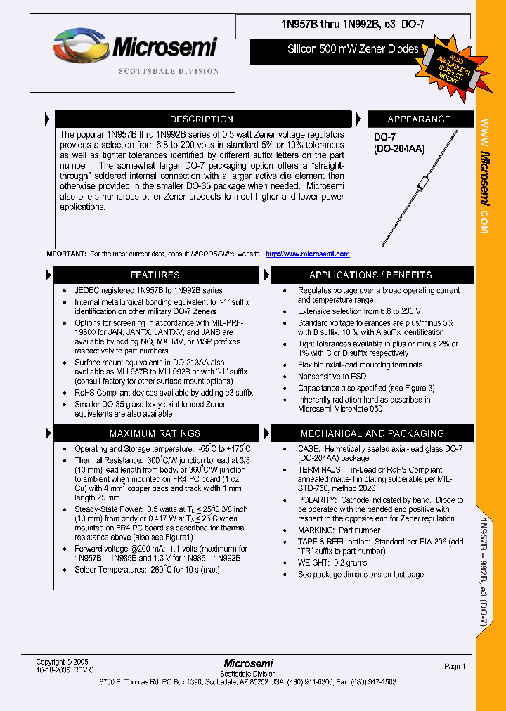 1N989D-1E3TR_6770918.PDF Datasheet