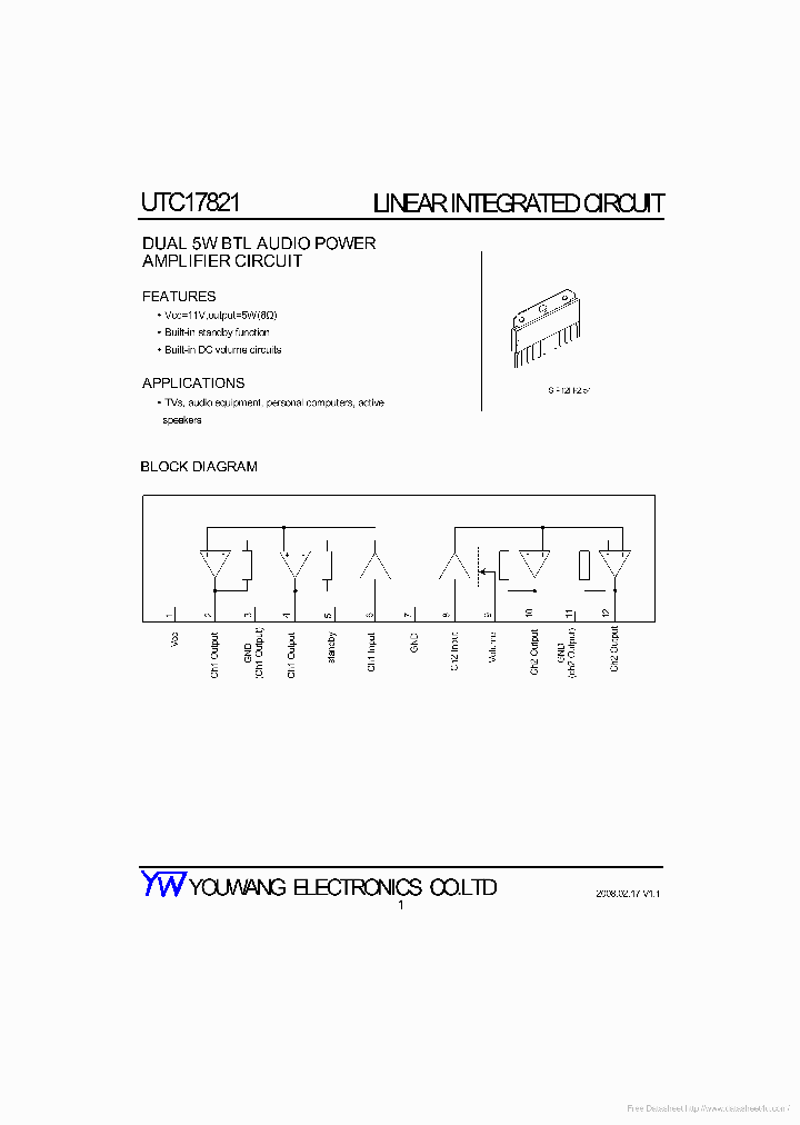 UTC17821_6946421.PDF Datasheet