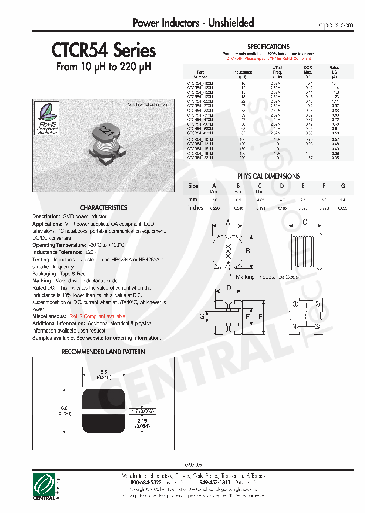 CTCR54-560M_6830308.PDF Datasheet