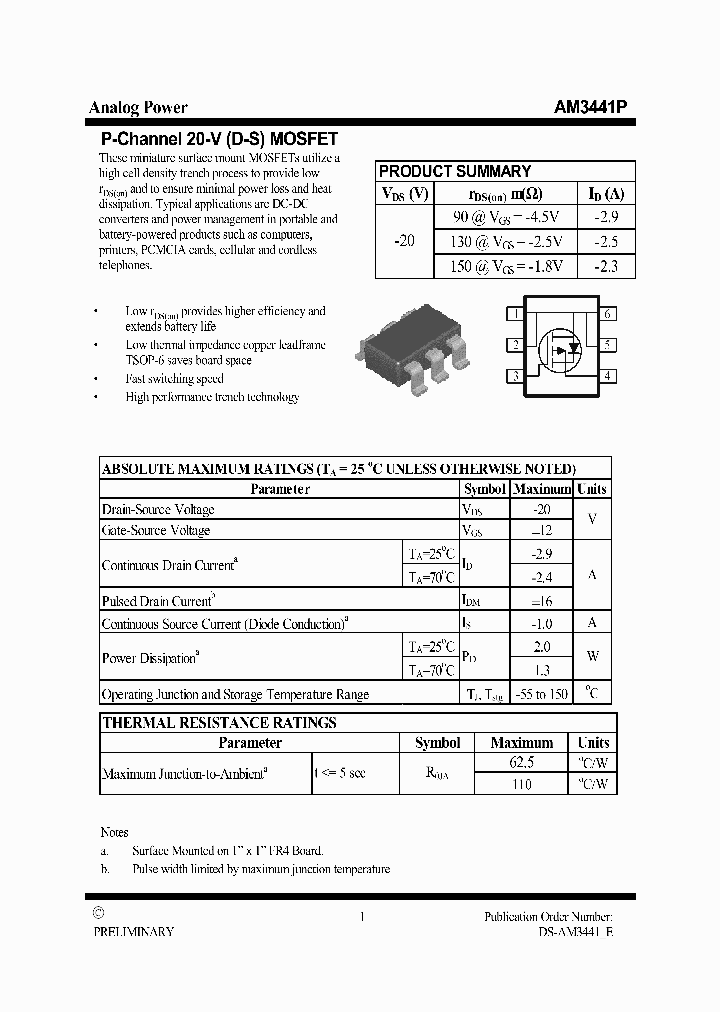 AM3441P_7000304.PDF Datasheet