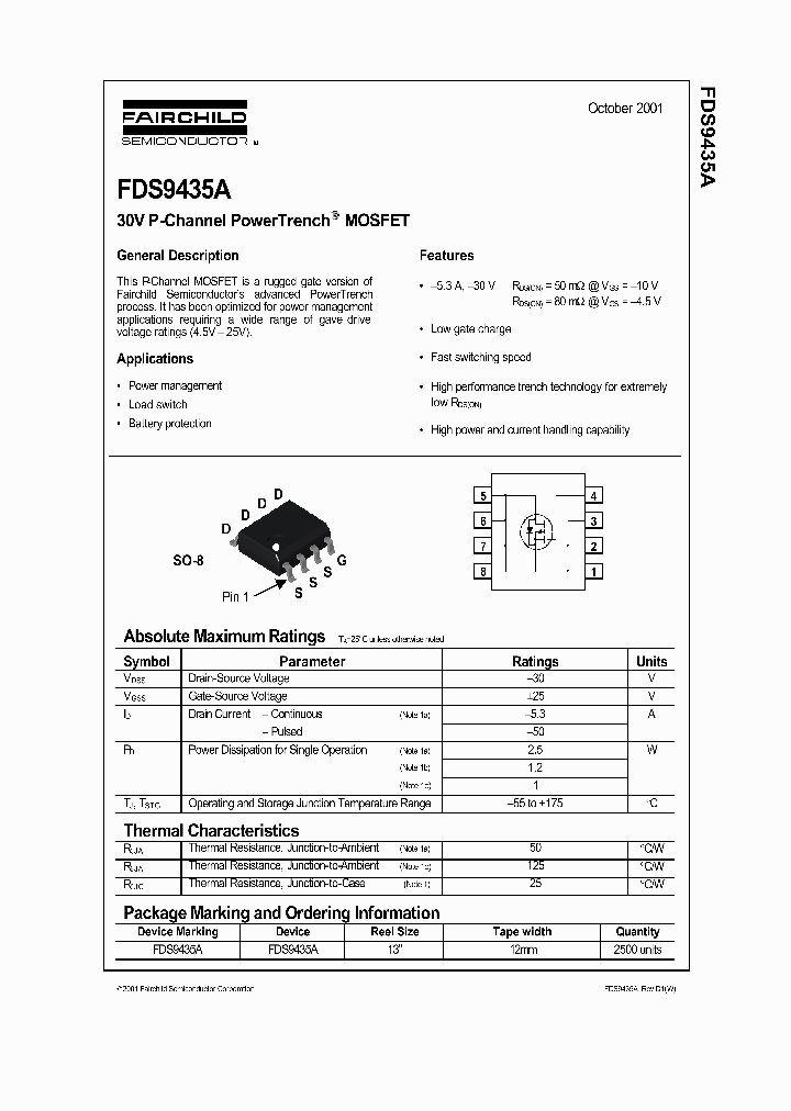 FDS9435ANL_7032683.PDF Datasheet