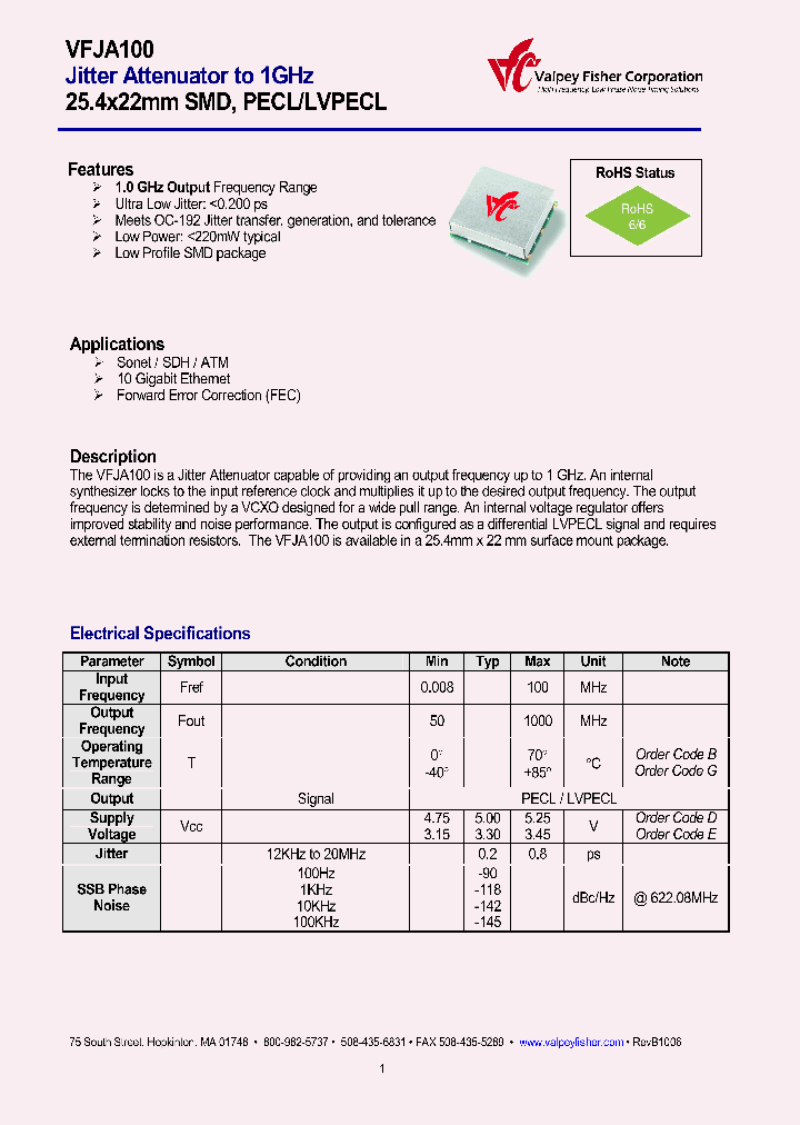 VFJA100-BD-1000-100_7045807.PDF Datasheet